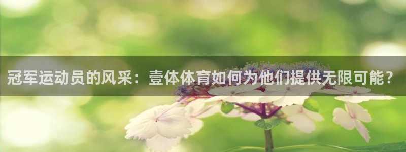 球迷体育直播在线观看：冠军运动员的风采：壹体体育如何为他们提供无限可能？